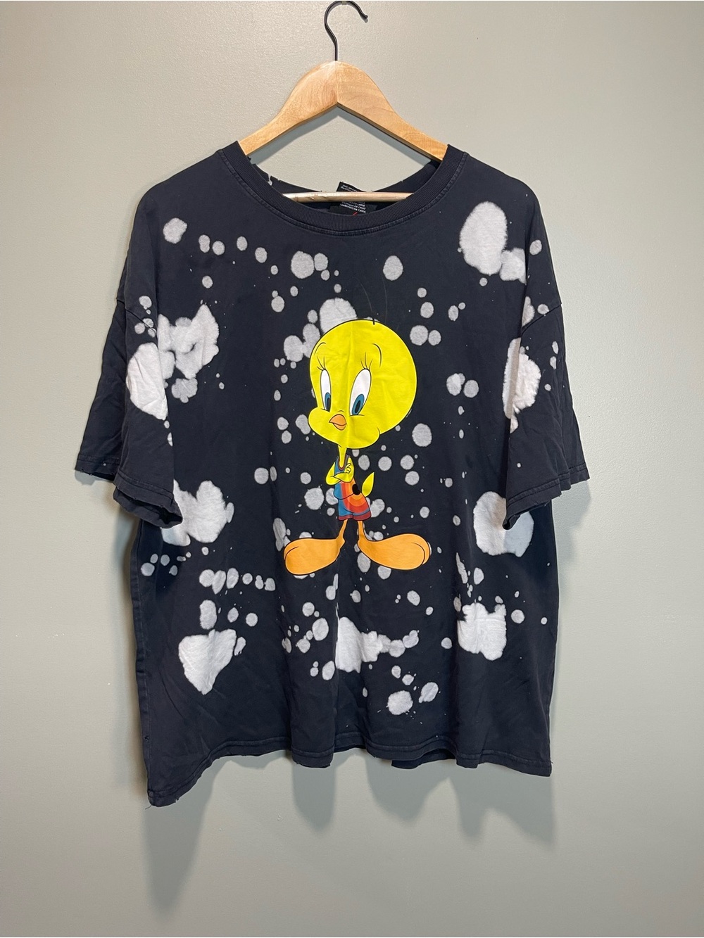 Tweety Graphic Short Sleeve Tee - Black